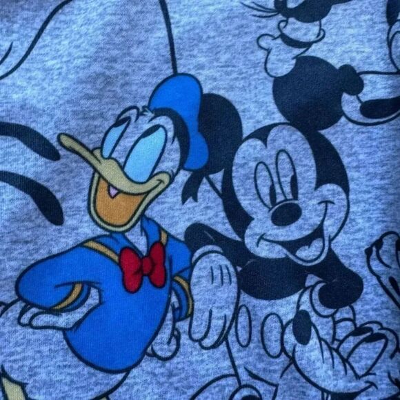 Disney Mickey Mouse Pluto Donald Duck Jogger Loungewear Sleep Pants SZ S #2150 - Picture 5 of 10